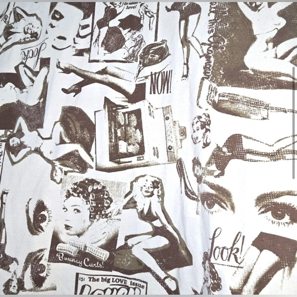 URBAN OUTFITTERS UO Hazel Printed Mini Dress Festival western Pin up Retro Y2K - Picture 8 of 8